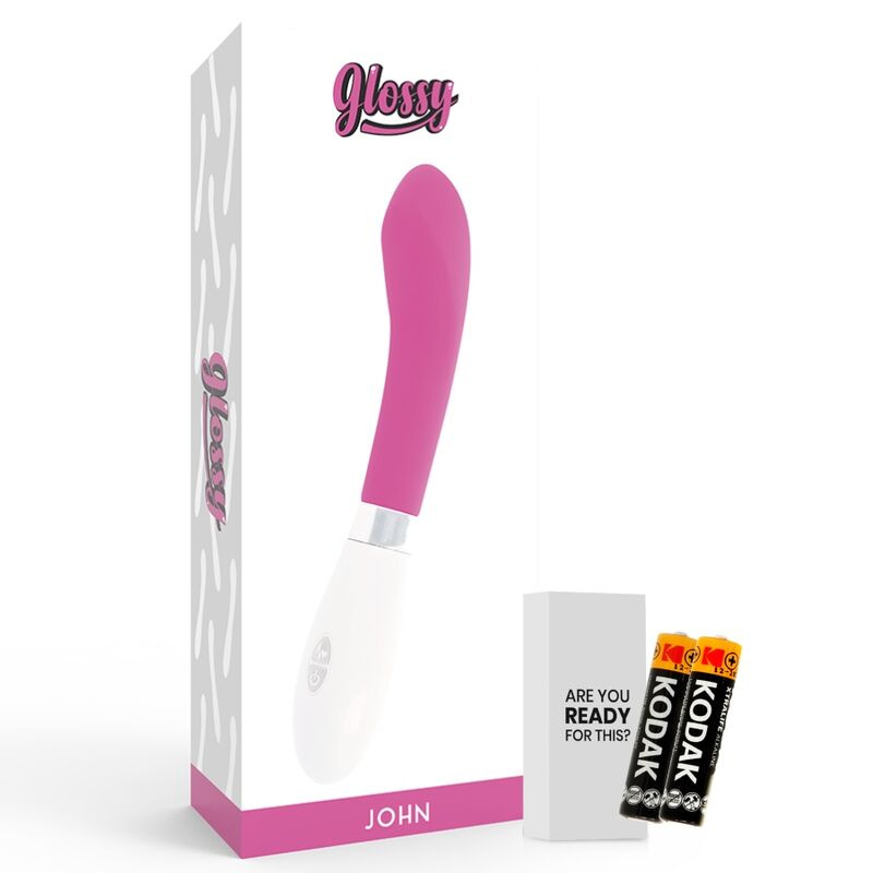 Glossy - john vibrator pink 4