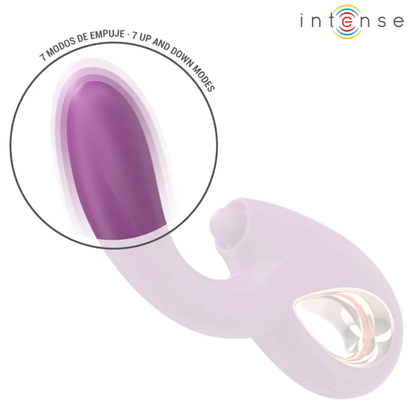 Intense - lali multifunction g-spot vibrator tapping & thrust & vibration purple 3