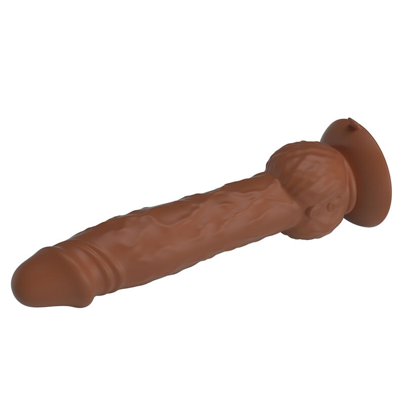 Pretty love - eren thrusting vibrating dildo 20.5 cm Ø 4.5 cm brown 3