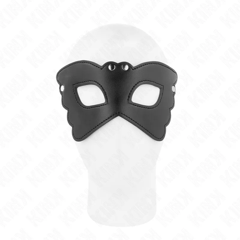 Kink - Butterfly Shaped Leatherette Mask 20 X 9 Cm 1