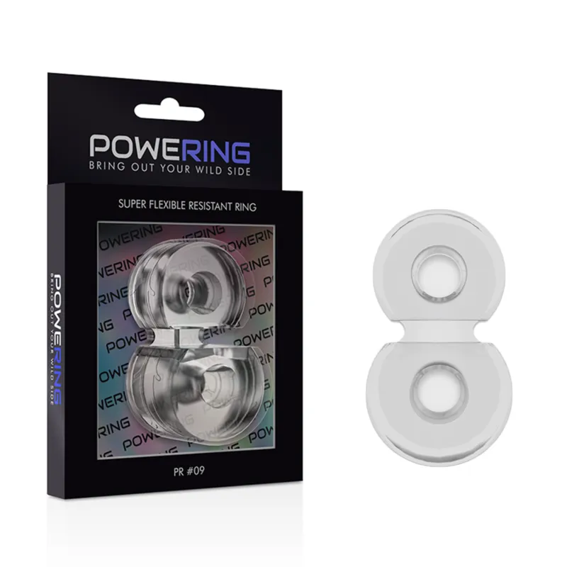 Powering Super Flexible Resistant Ring Double  Pr12 Clear 1