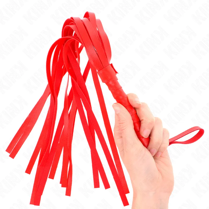 Kink - Simple Red Whip 45 Cm 2