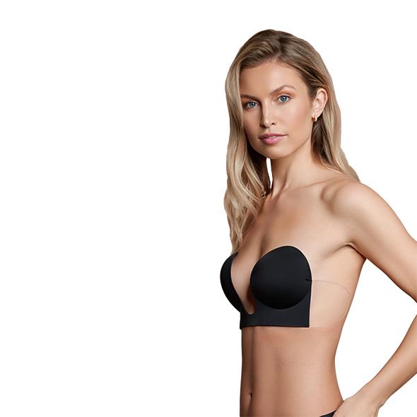 Bye Bra - Seamless U-Style Bra Black C