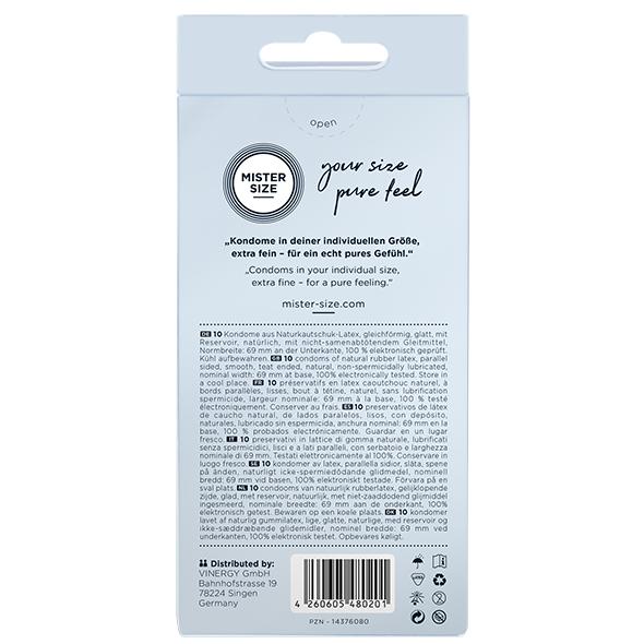 Mister.Size - 69 Mm Condoms 10 Pcs 5