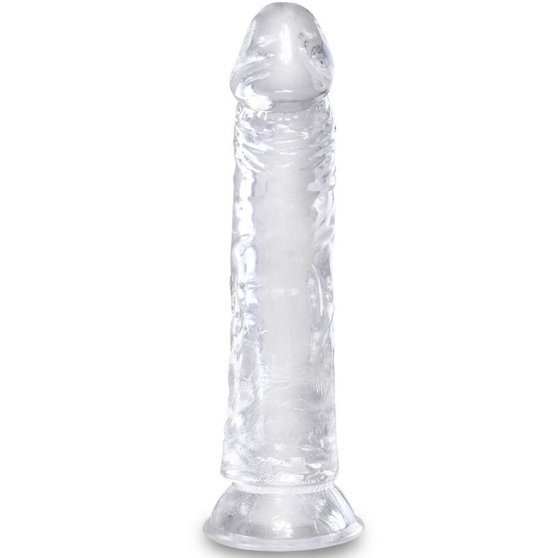 King cock - clear realistic penis 19.7 cm transparent