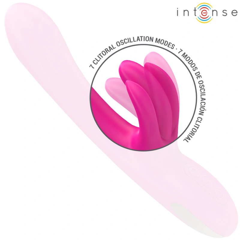 Intense - britney multifunction rabbit vibrator 23 cm pink 5
