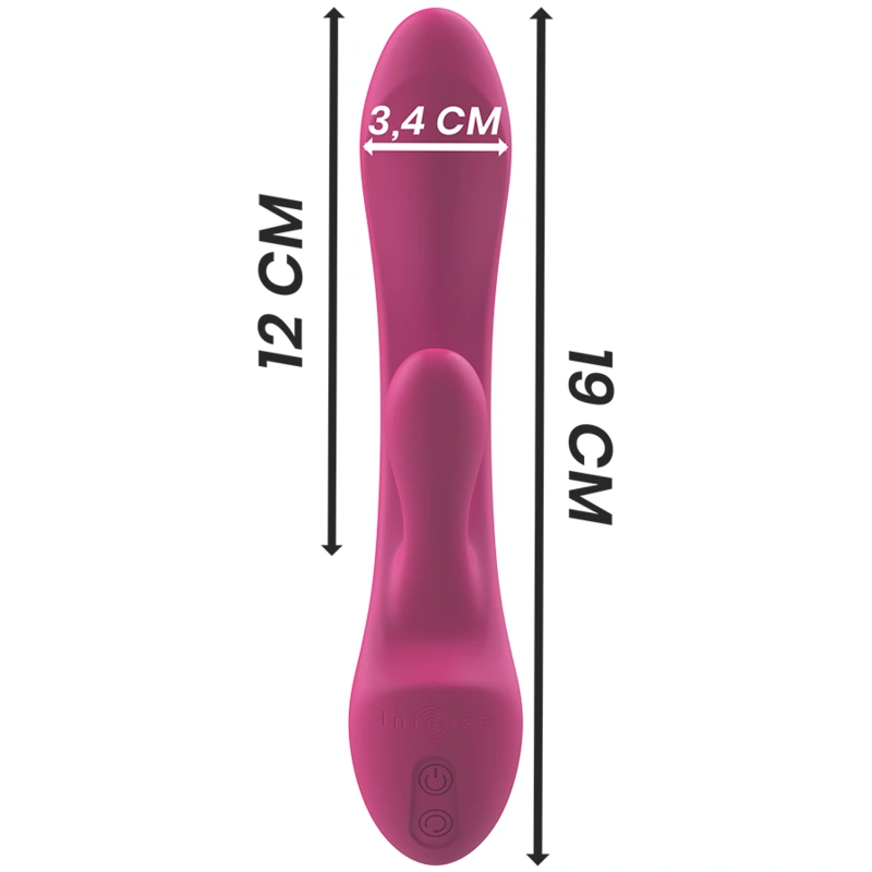 Intense - luigi rabbit vibrator pink liquid silicone 5