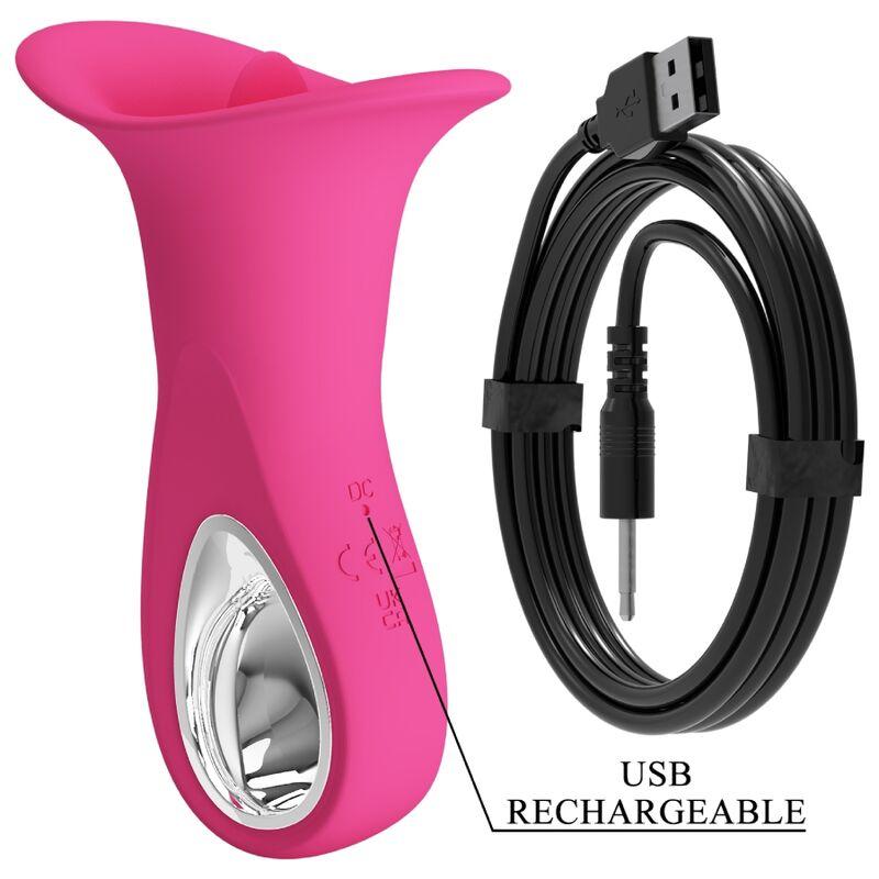 Pretty love - clyde oral vibrator vibrating tongue 12 vibrations pink 7