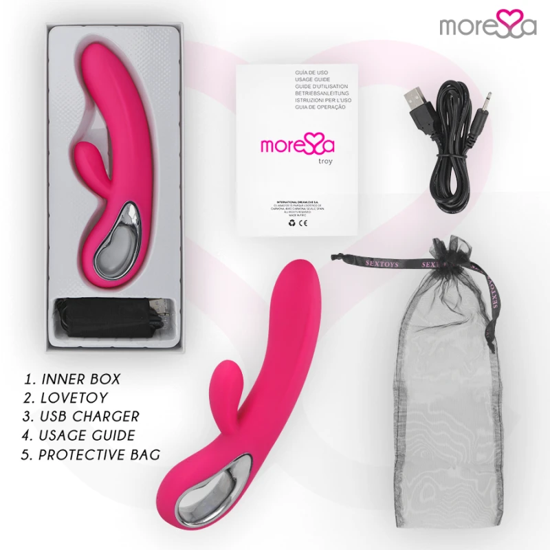 Amoressa Troy Premium Silicone Rechargeable 5