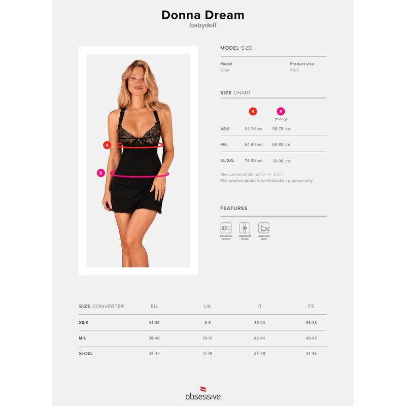 Obsessive - Donna Dream Babydoll Xs/S