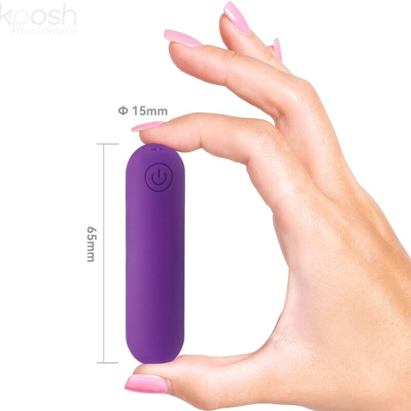 Armony - splash joline vibrator bullet silicone remote control 10 vibrations 6.5 x 1.5 cm purple 3