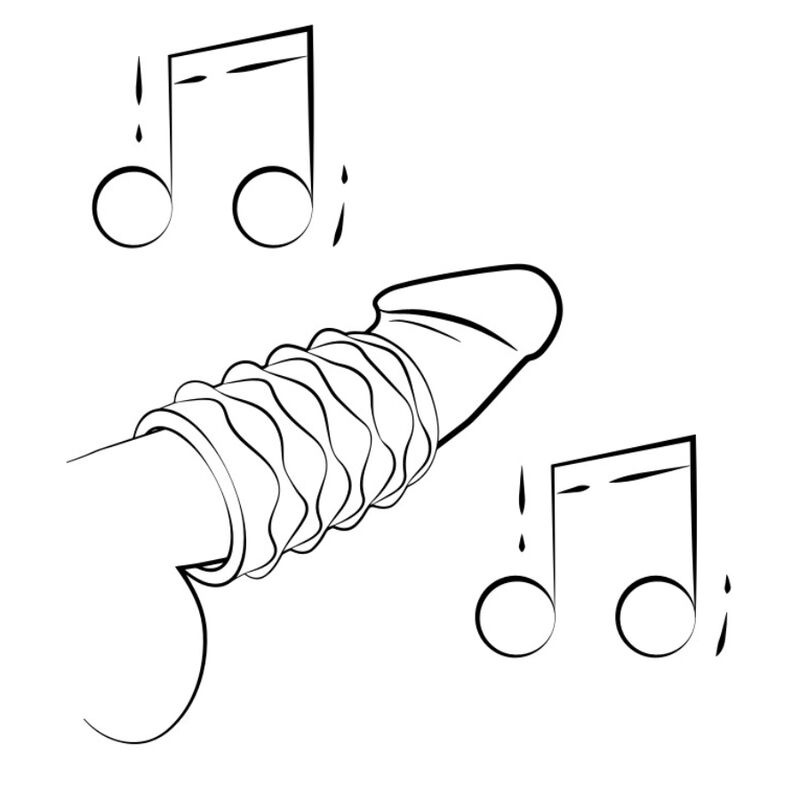 Romp - mosh transparent male masturbator with 6 cm reversble sheath 9