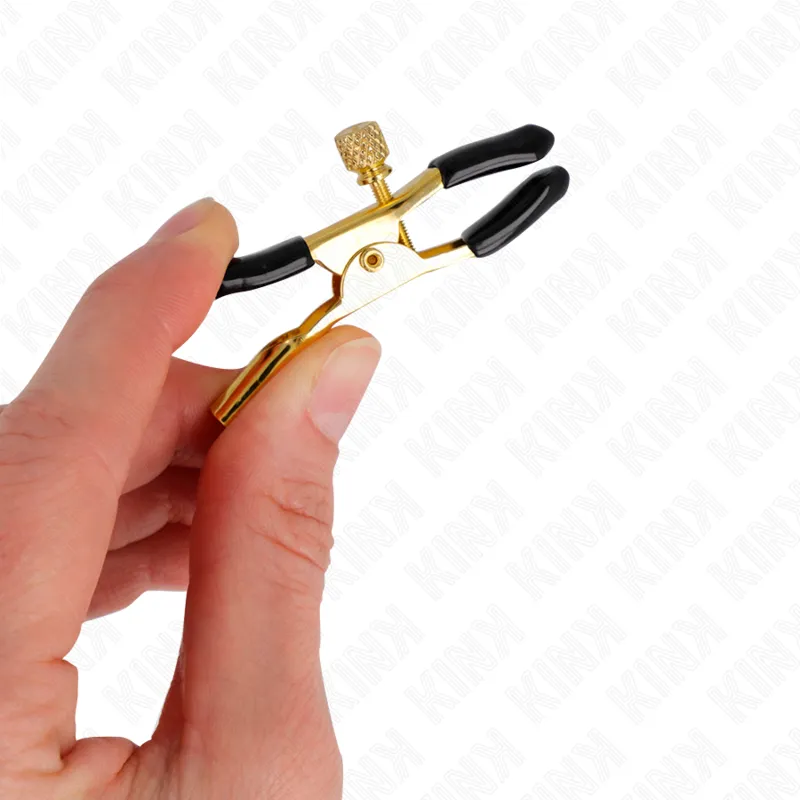 Kink - Gold Nipple Clamps 6 Cm 3