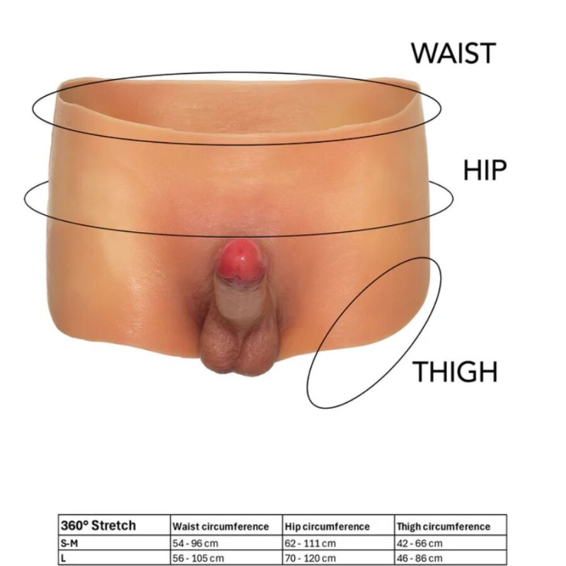 Hidden Desire - Alter Ego Boxershot With Penis 18 cm Size L 5