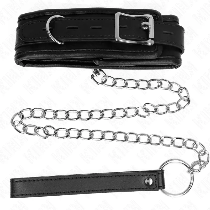 Kink - Basic Model Collar With Leash 65 Cm Model 1 53 X 6 Cm