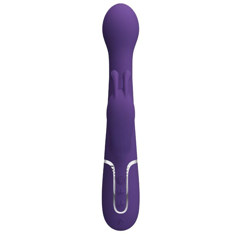 Pretty Love - Dejon Rabbit Vibrator 3 In 1 Multifunction Purple