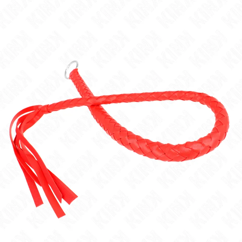 Kink - Snake Whip With Red Hand Ring 65 Cm