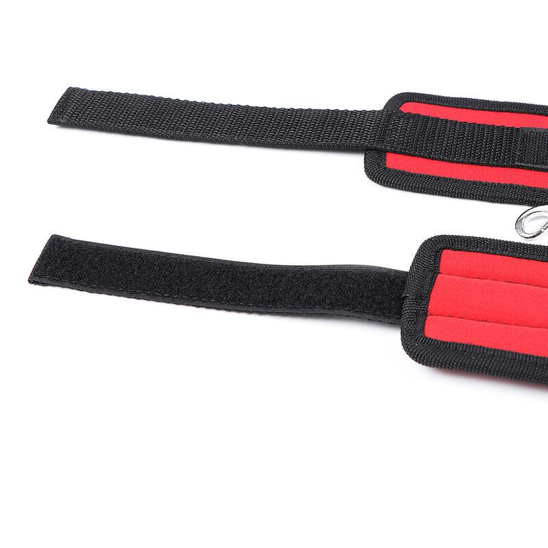 Ohmama Fetish Nylon Bind Hook And Loop Wrist Restraints 4