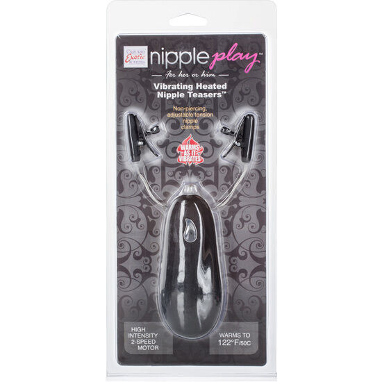 Calexotics - vibr heated nipple teasers black 2