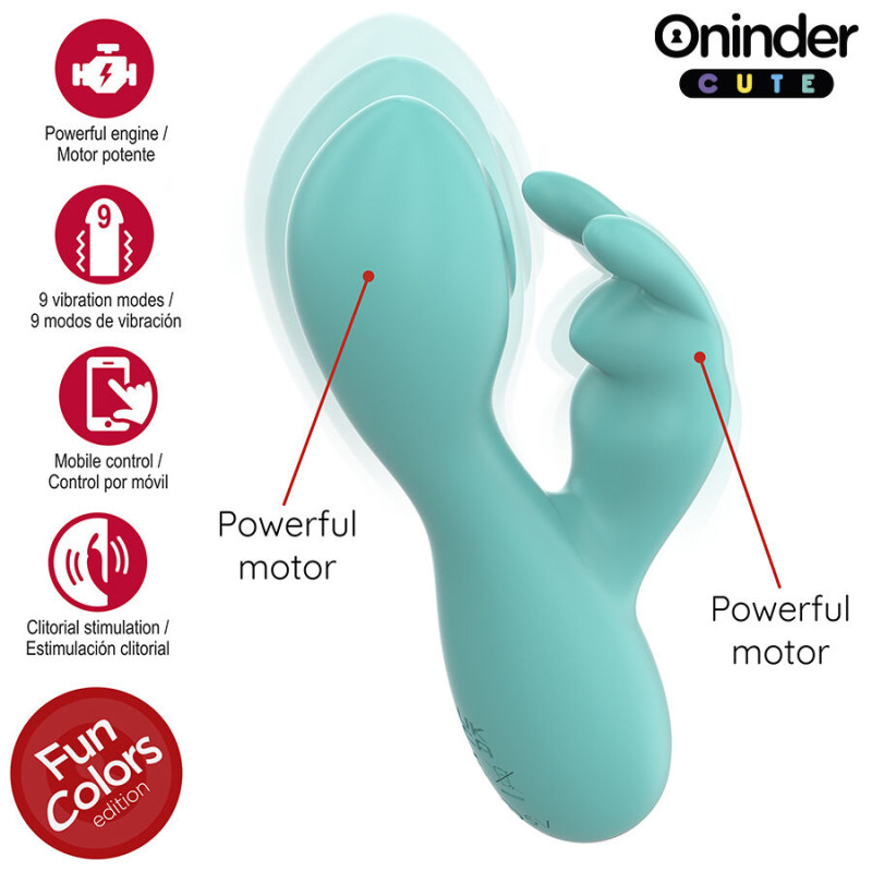 Oninder cute - love bunny g-spot clitoral vibrator - free worldwide app 4
