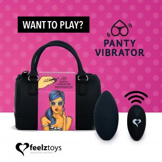Feelztoys - Panty Vibe Remote Controlled Vibrator Purple - Vibrátor Do Nohavičiek