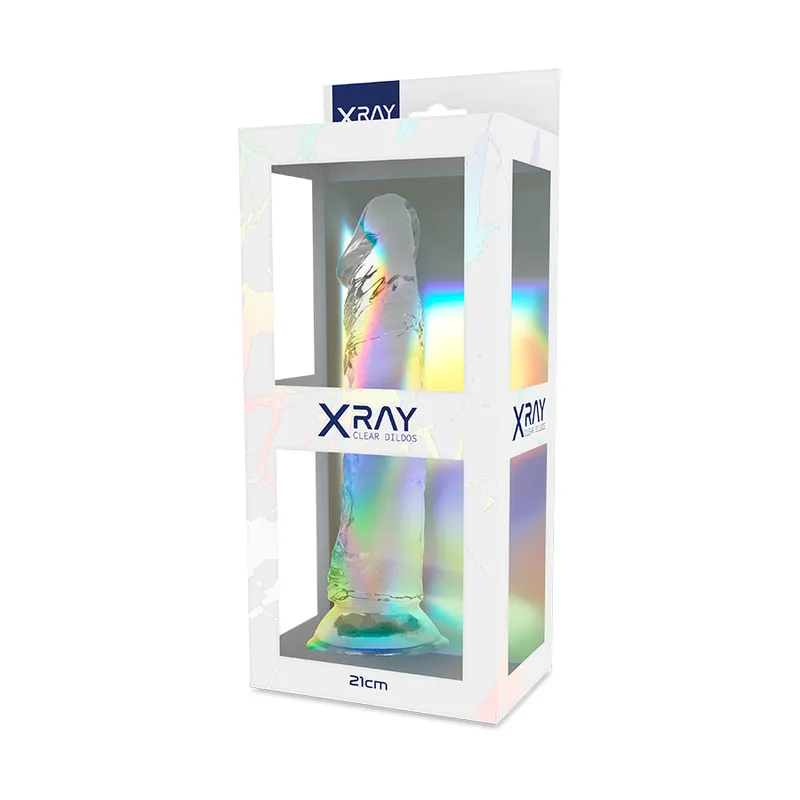 Xray Harness + Clear Cock  21 Cm X 4 Cm - Pripínací Penis