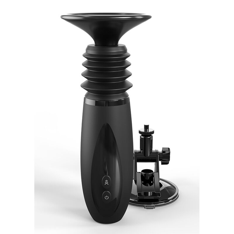 Fetish fantasy series - body dock thruster dildo clamp with 7 push modes black 4