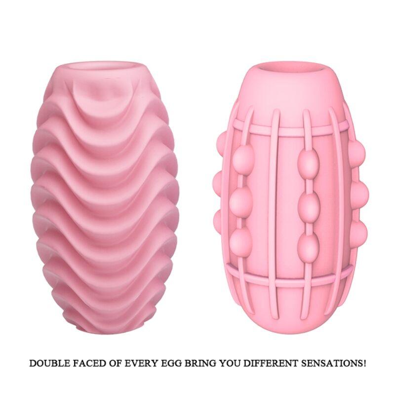 Pretty Love - Pink Double Sided Masturbator Egg 2
