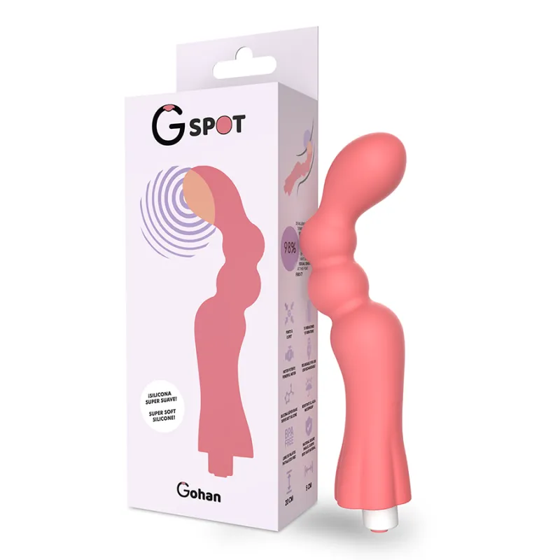 G-Spot Gohan Light Red Vibrator