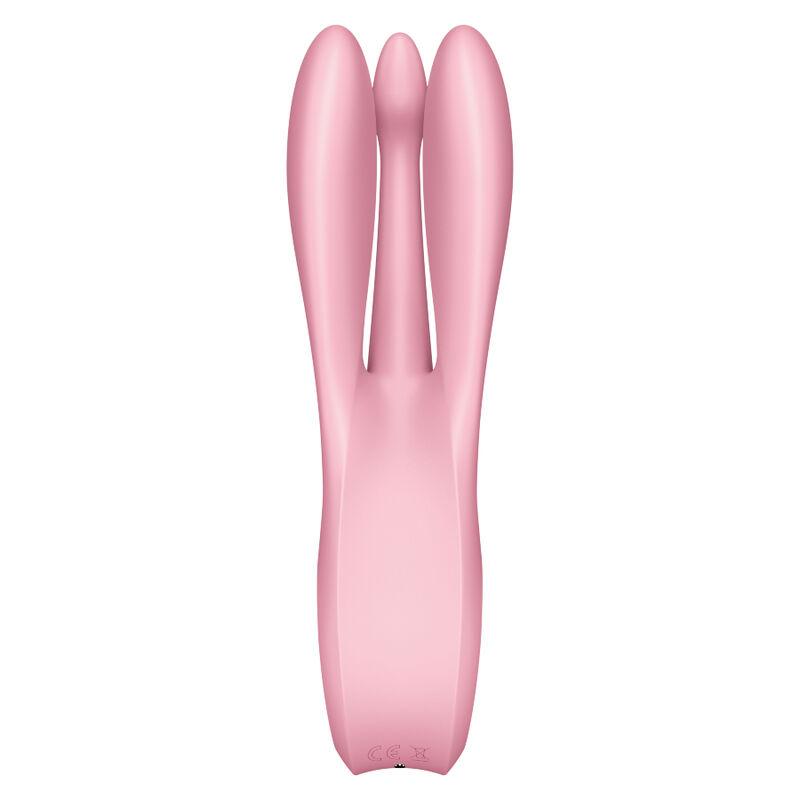 Satisfyer Threesome 1 Vibrator - Pink 2