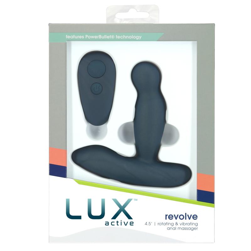 Lux Active - Revolve Rotating And Vibrating Massager Blue