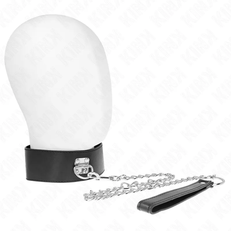 Kink - Basic Model Collar With Leash 65 Cm Model 0 1