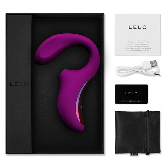 Lelo - enigma double suction stimulation purple massager 2