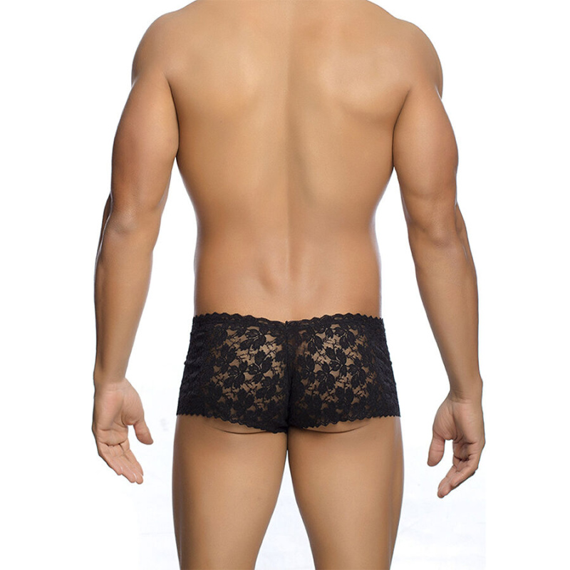 Mob - black lace boxer size l/xl 2
