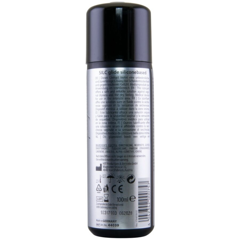 Hot - silc glide siliconebased lubricant 100 ml 2