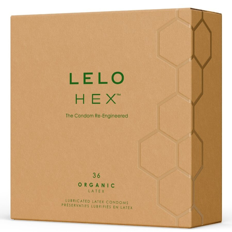 Lelo - hex organic condom box 36 units 8