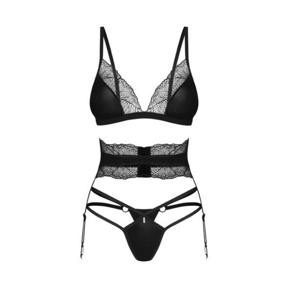 Obsessive - Lobellis 3-Pcs Set Black Xl/2xl 8