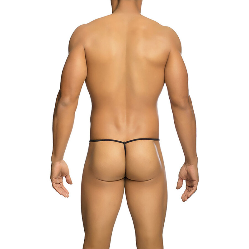 Mob - transparent t-shaped thong black size s/m 2