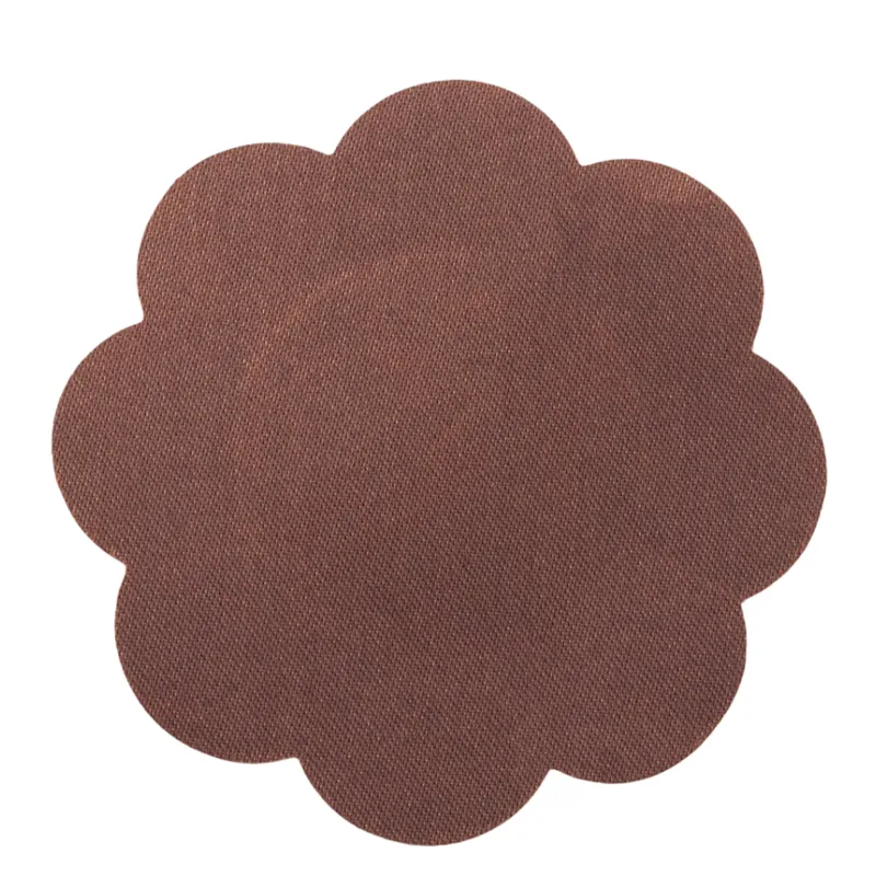 Bye Bra Satin Nipple Covers 3 Pack Dark Brown M 1