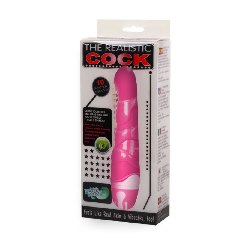 Baile - the realistic cock pink 21.8 cm 5