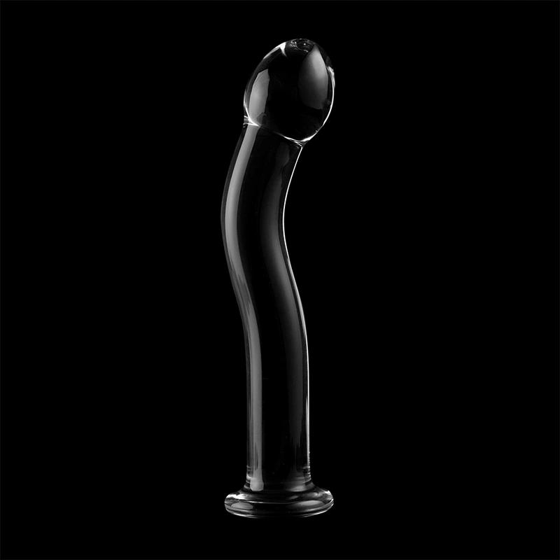 Nebula series by ibiza - model 18 dildo borosilicate glass clear 18.5 cm -o- 3.5 cm 6