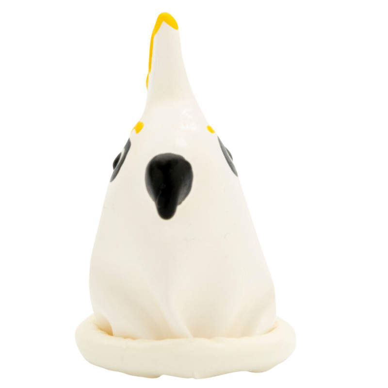 Condomerie - handpainted novelty condoms parrot white 4