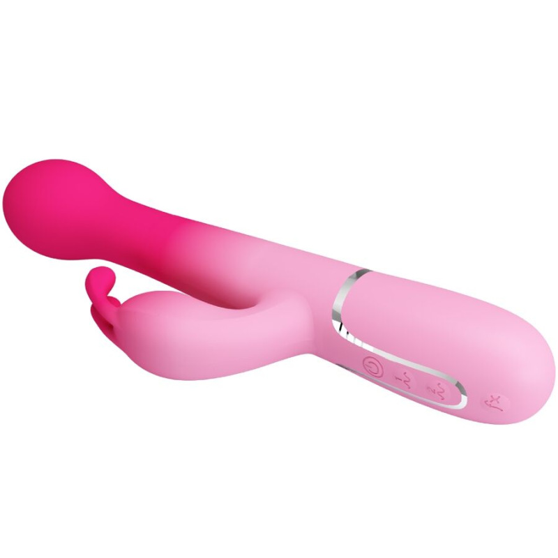 Pretty love - dejon 3 in 1 multifunction rabbit vibrator pink 3