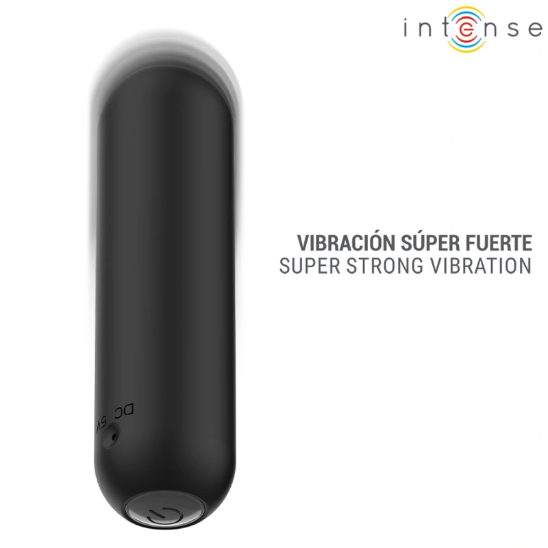 Intense - judy rechargeable vibrating bullet with remote control black 3