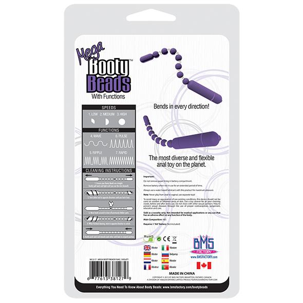 Powerbullet - Mega Booty Beads With 7 Functions Violet 9