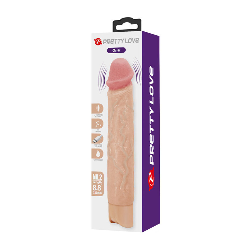 Pretty love - osric flexible realistic vibrator 9