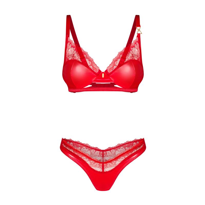 Obsessive - Aliosa 2 Pcs Set Red L/XL 2