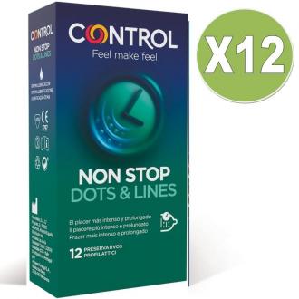 CONTROL NONSTOP DOTS AND LINES PACK 12 UDS