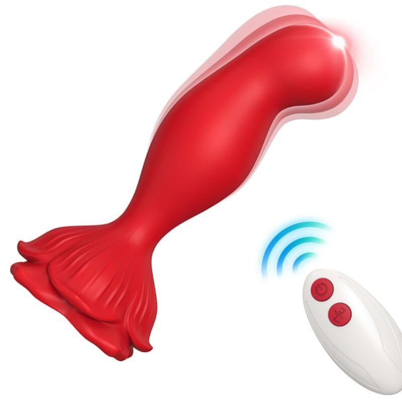 Armony - Pink Vibrator &Amp; Anal Plug Remote Control Red