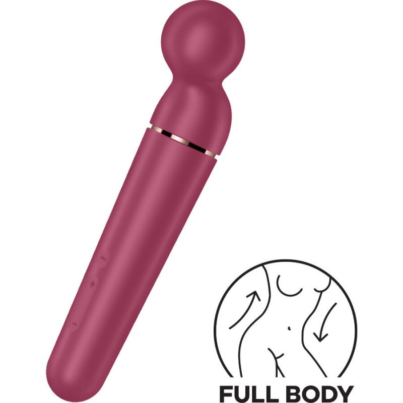 Satisfyer - Planet Wand-Er Vibrator Massager Berry - Masážna hlavica 4